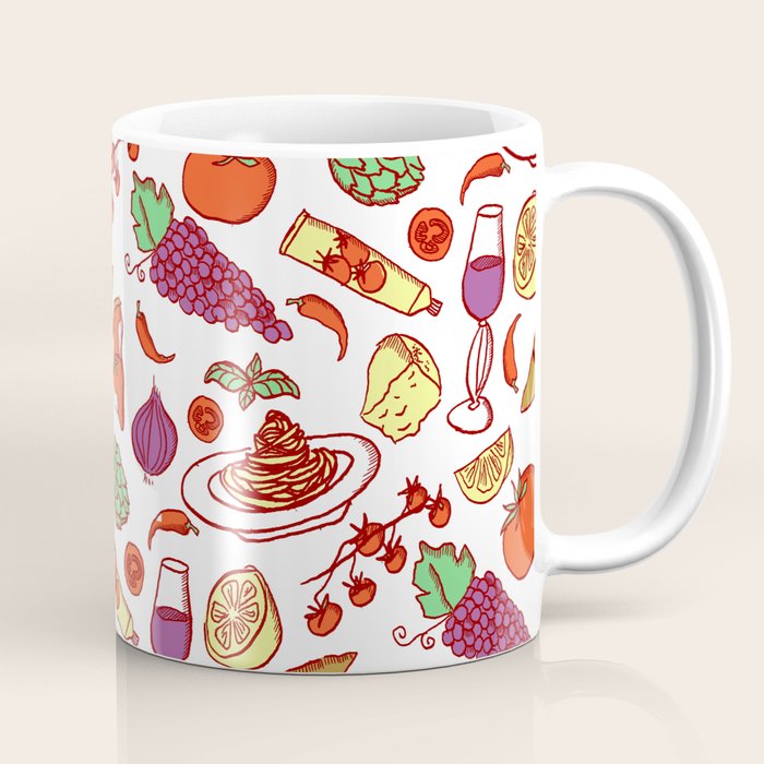 Retro 70s Italian Cucina Coffee Mug Gallery Image 1