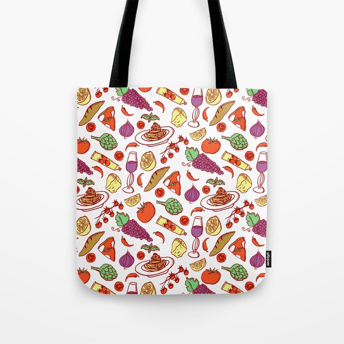 Retro 70s Italian Cucina Tote Bag Gallery Image 1