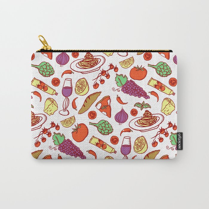 Retro 70s Italian Cucina Carry All Pouch Gallery Image 1
