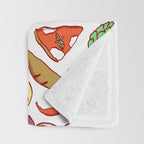 Retro 70s Italian Cucina Throw Blanket Gallery Image 3