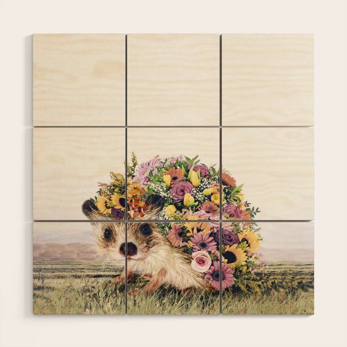 Walking Bouquet Wood Wall Art Gallery Image 1
