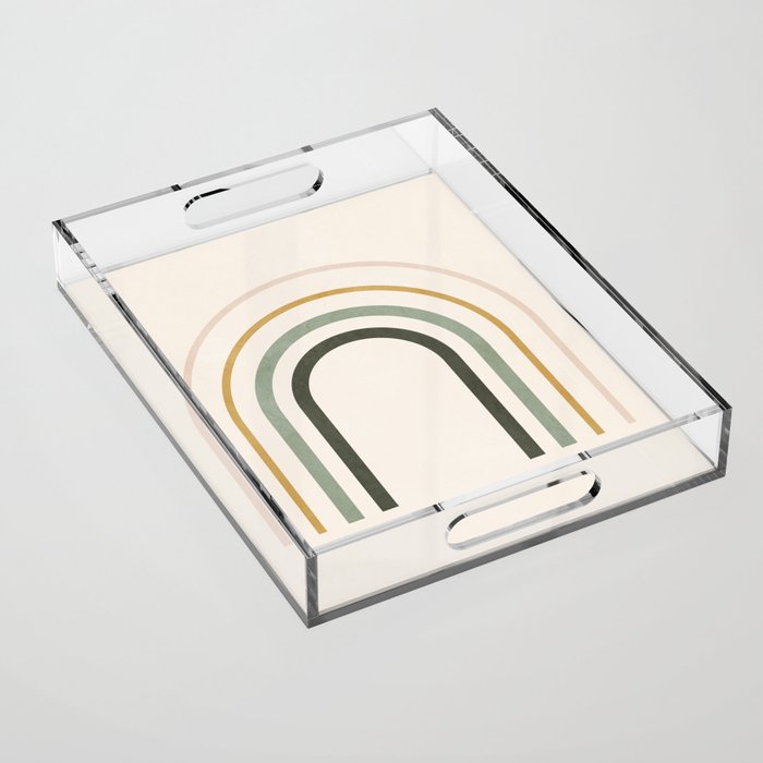 Minimal Geometric 50 Acrylic Tray Gallery Image 1