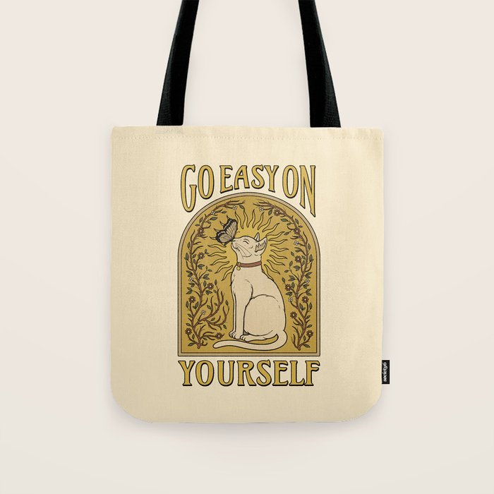 Go Easy on Yourself Tote Bag Gallery Image 1