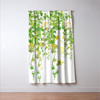 Watercolor Ivy Window Curtain Gallery Image 3