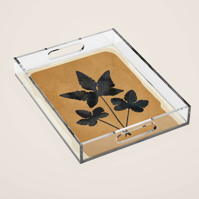 Leaf Design 8 Acrylic Tray Gallery Image 1