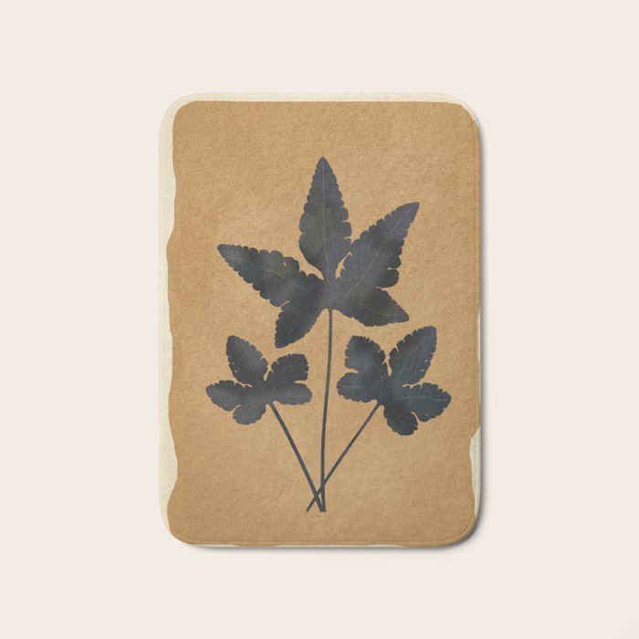 Leaf Design 8 Bath Mat Gallery Image 1