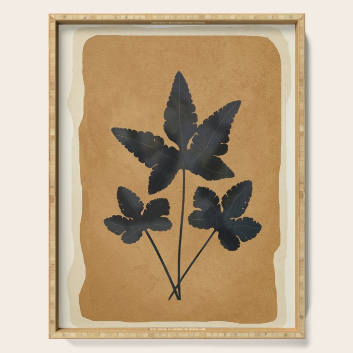 Leaf Design 8 Serving Tray Gallery Image 1