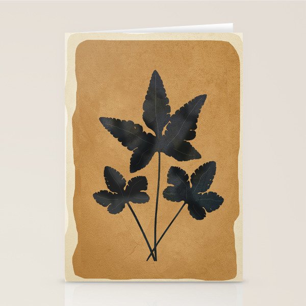 Leaf Design 8 Stationery Card Gallery Image 1