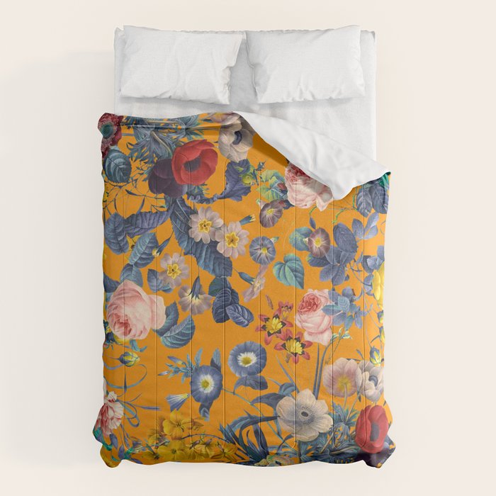 Summer Botanical Garden IX Comforter Gallery Image 1