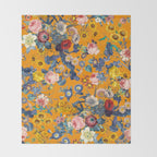 Summer Botanical Garden IX Throw Blanket Gallery Image 2