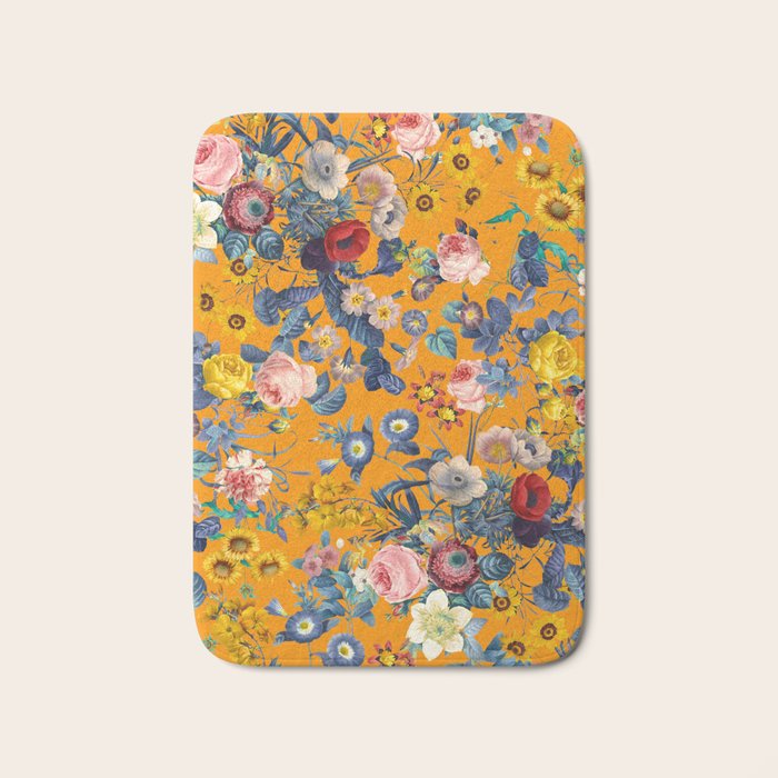 Summer Botanical Garden IX Bath Mat Gallery Image 1