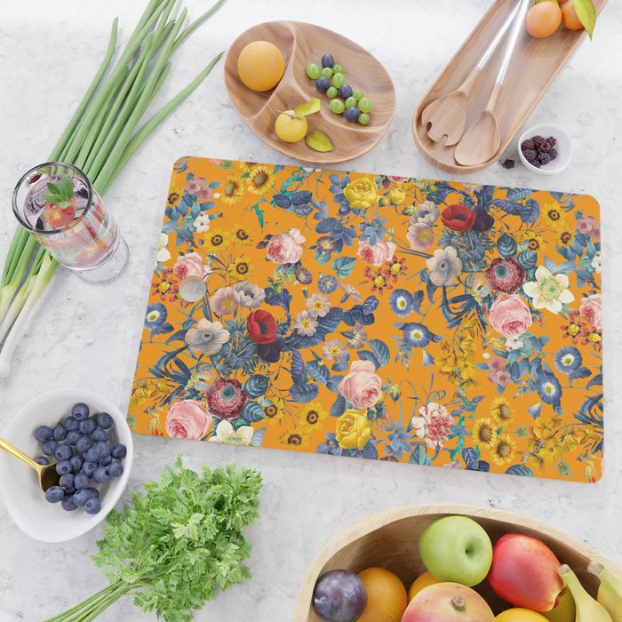 Summer Botanical Garden IX Cutting Board Gallery Image 2