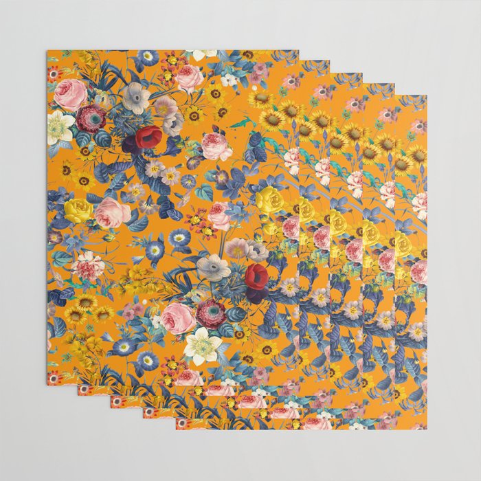 Summer Botanical Garden IX Wrapping Paper Gallery Image 3