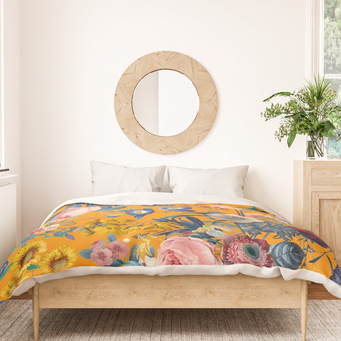 Summer Botanical Garden IX Duvet Cover Gallery Image 3