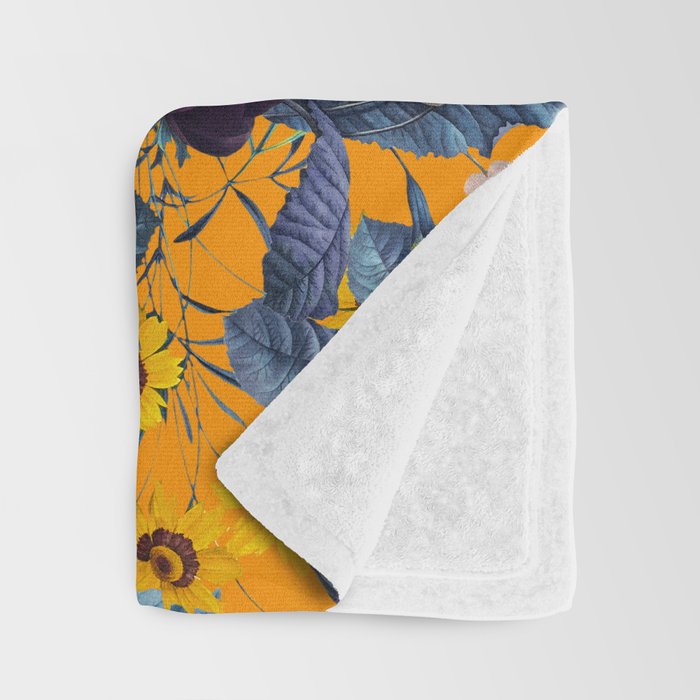 Summer Botanical Garden IX Throw Blanket Gallery Image 3