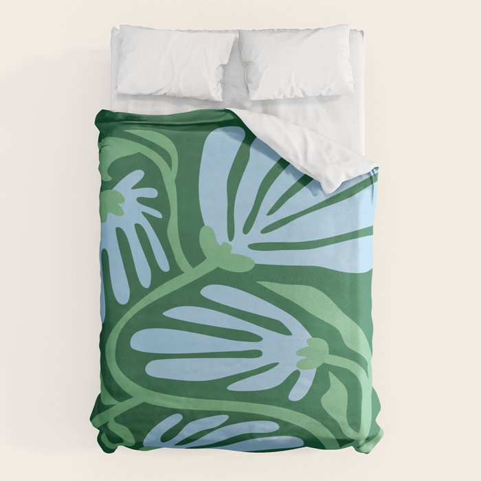 Moonstone & Crusoe: Les Fleurs | Flower Market Color Series 01 Duvet Cover Gallery Image 6