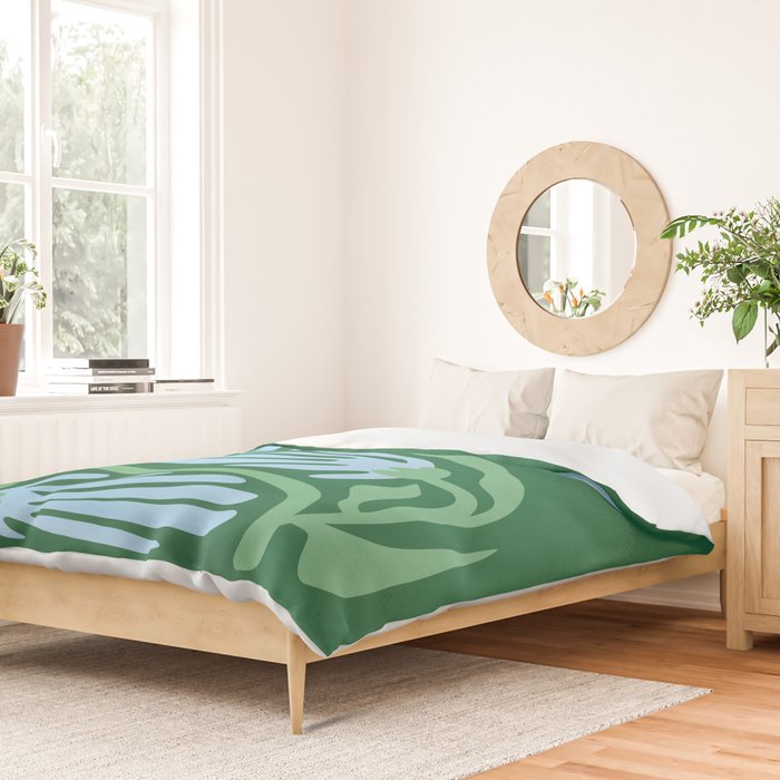 Moonstone & Crusoe: Les Fleurs | Flower Market Color Series 01 Duvet Cover Gallery Image 2