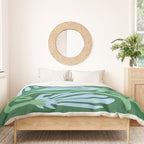 Moonstone & Crusoe: Les Fleurs | Flower Market Color Series 01 Duvet Cover Gallery Image 3