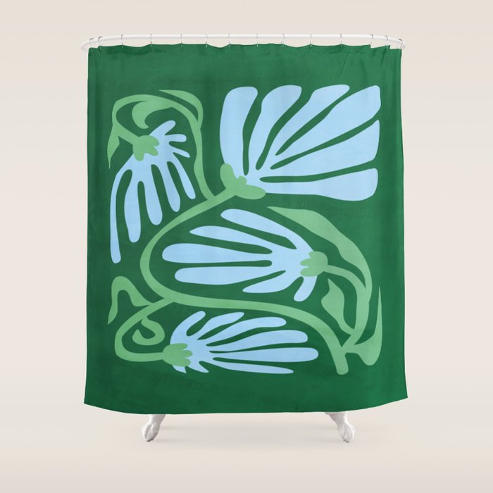 Moonstone & Crusoe: Les Fleurs | Flower Market Color Series 01 Shower Curtain Gallery Image 1