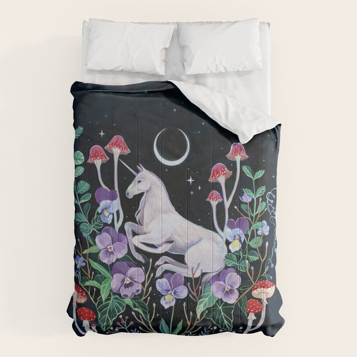 Unicorn Garden Comforter Gallery Image 6
