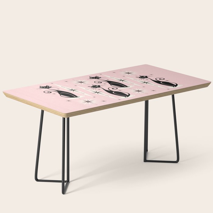 Mid Century Meow Retro Atomic Cats ©studioxtine Coffee Table Gallery Image 1