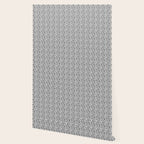 Abstract black and white line doodle pattern Wallpaper Gallery Image 2