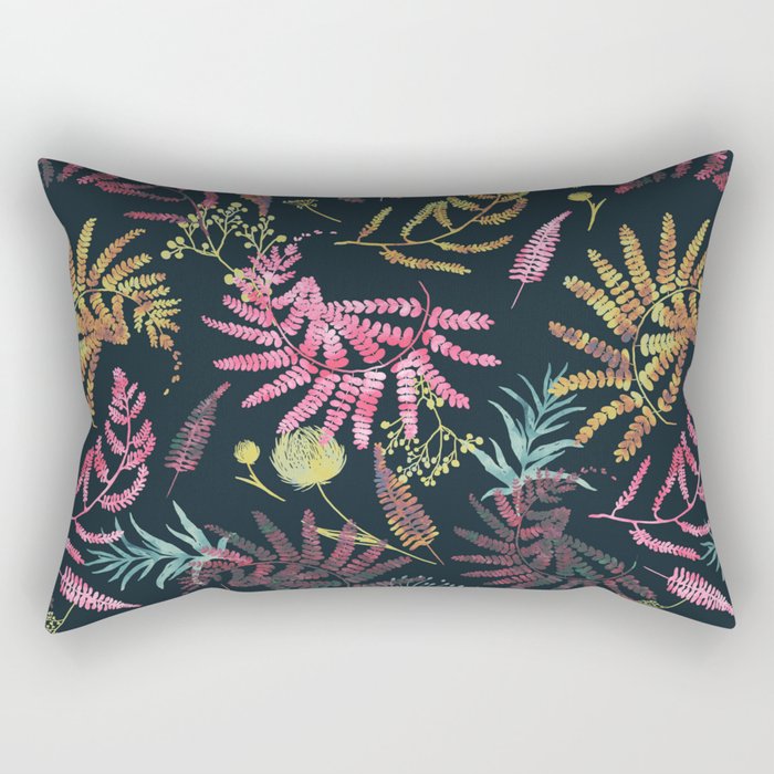 Vibrant meadow in the dark 77 Rectangular Pillow Gallery Image 2