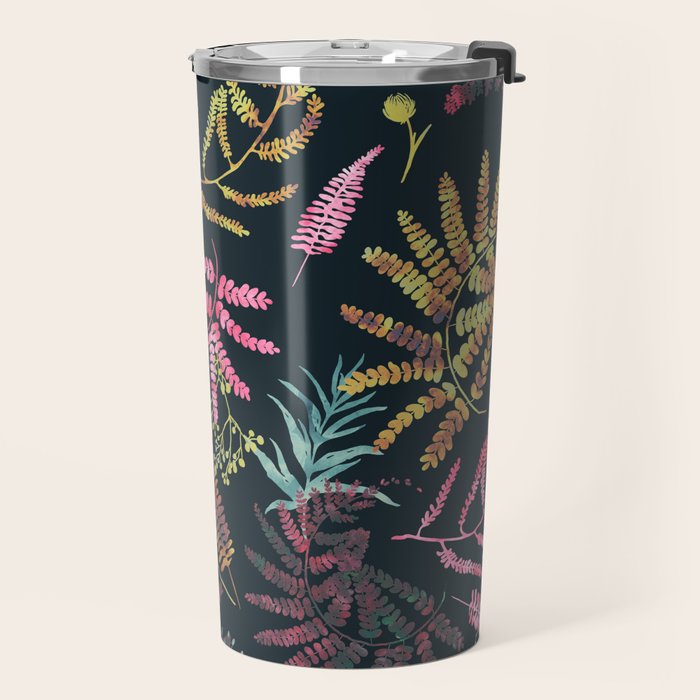 Vibrant meadow in the dark 77 Travel Mug Gallery Image 2
