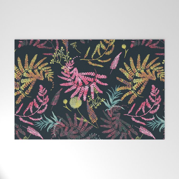 Vibrant meadow in the dark 77 Welcome Mat Gallery Image 1