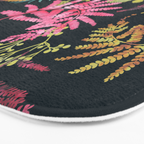 Vibrant meadow in the dark 77 Bath Mat Gallery Image 3