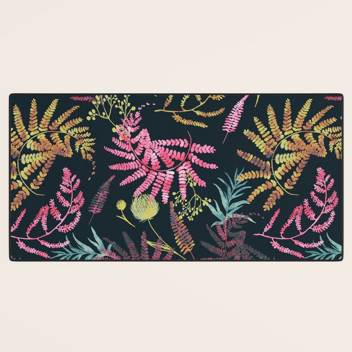 Vibrant meadow in the dark 77 Desk Mat Gallery Image 3