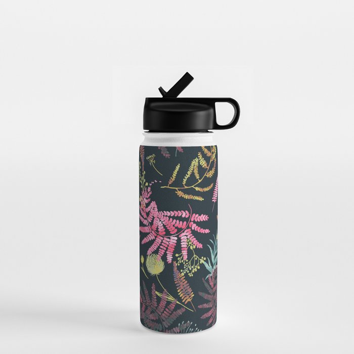 Vibrant meadow in the dark 77 Water Bottle Gallery Image 1