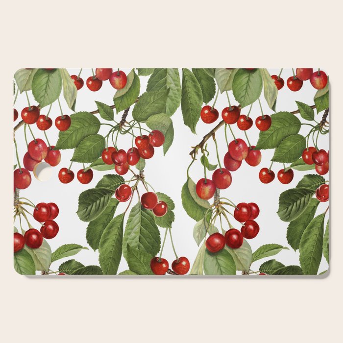 Lush Cherry Orchard Sweet Summer Fruits Cutting Board Gallery Image 1