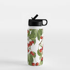 Lush Cherry Orchard Sweet Summer Fruits Water Bottle Gallery Image 1