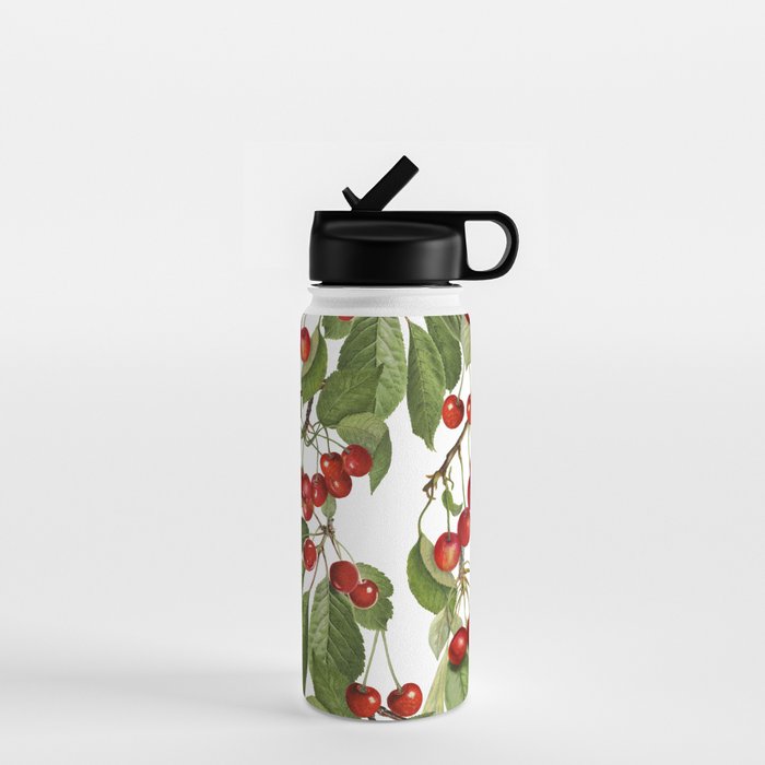 Lush Cherry Orchard Sweet Summer Fruits Water Bottle Gallery Image 1