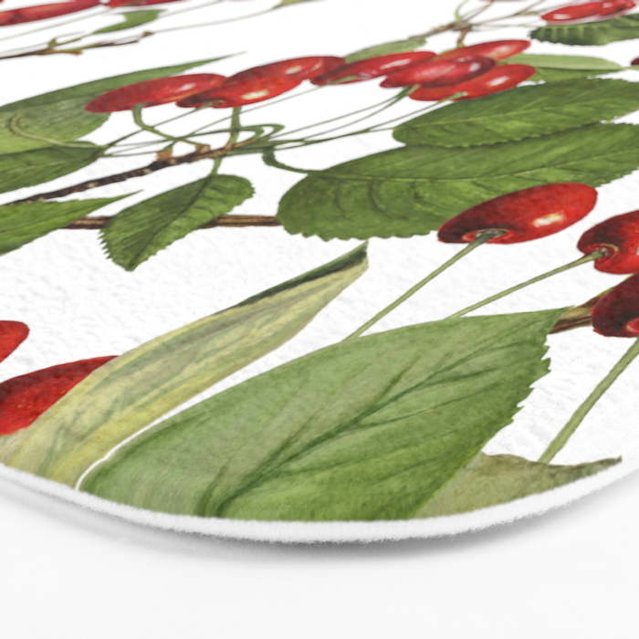 Lush Cherry Orchard Sweet Summer Fruits Bath Mat Gallery Image 3