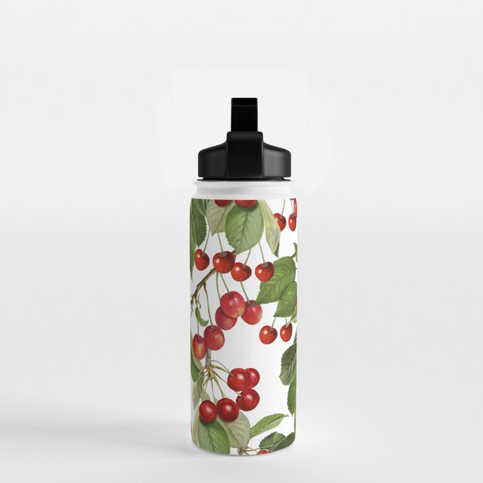 Lush Cherry Orchard Sweet Summer Fruits Water Bottle Gallery Image 2