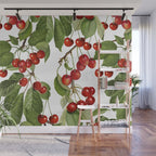 Lush Cherry Orchard Sweet Summer Fruits Wall Mural Gallery Image 1