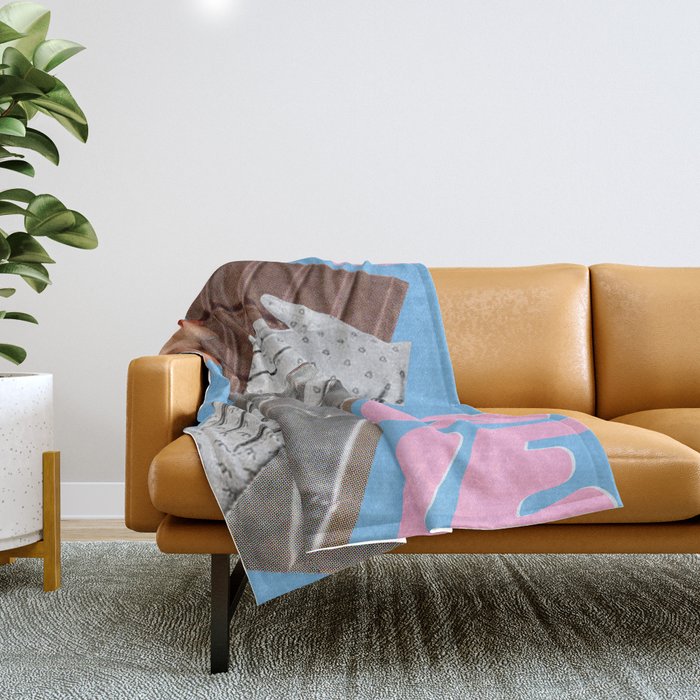 Chocolate love Throw Blanket Gallery Image 1
