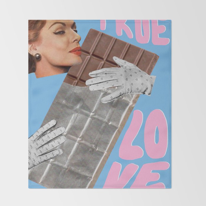 Chocolate love Throw Blanket Gallery Image 2