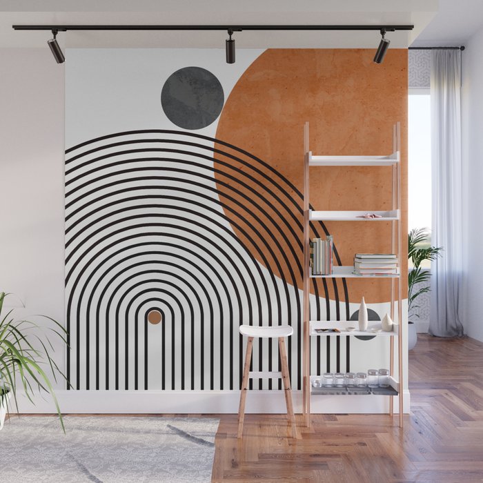 Modern Mid Century Wall Mural Gallery Image 1