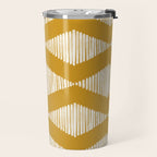 Acoustic Wave Mustard Travel Mug Gallery Image 2