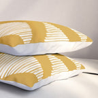 Acoustic Wave Mustard Pillow Sham Gallery Image 3