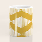 Acoustic Wave Mustard Coffee Mug Gallery Image 4
