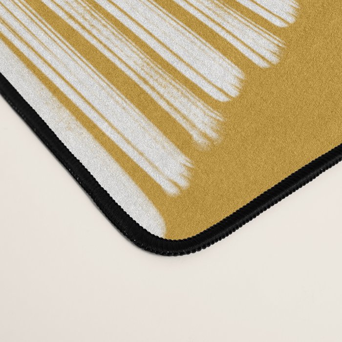 Acoustic Wave Mustard Desk Mat Gallery Image 4
