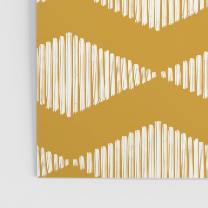 Acoustic Wave Mustard Poster Gallery Image 3