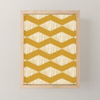 Acoustic Wave Mustard Mini Art Print Gallery Image 1
