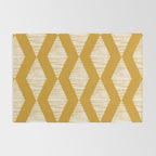 Acoustic Wave Mustard Rug Gallery Image 2