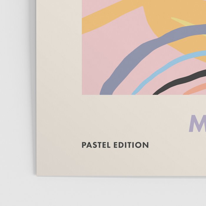 Flower Market Madrid, Pastel Edition Poster Gallery Image 3