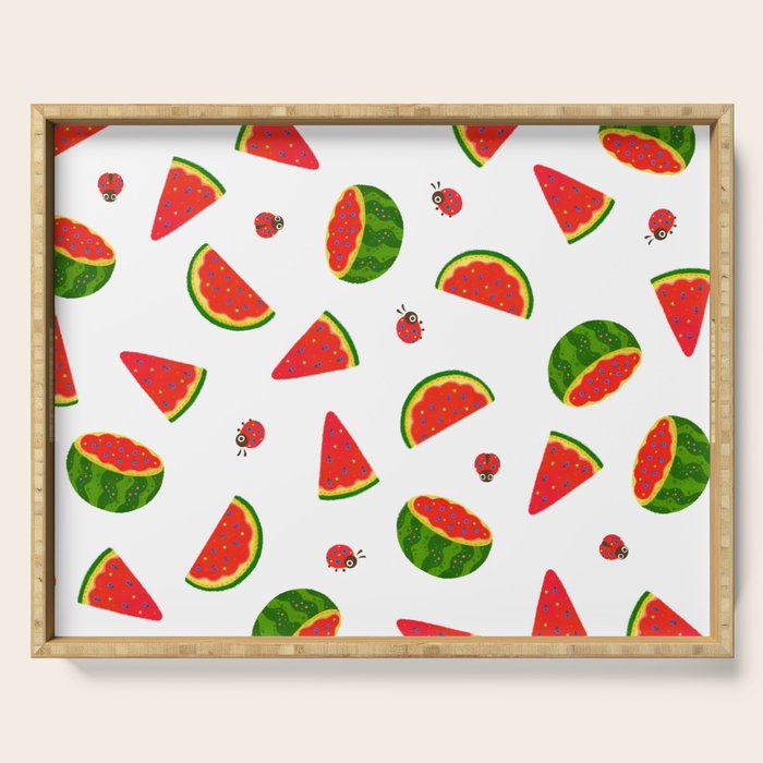 Watermelon&ladybug Serving Tray Gallery Image 1